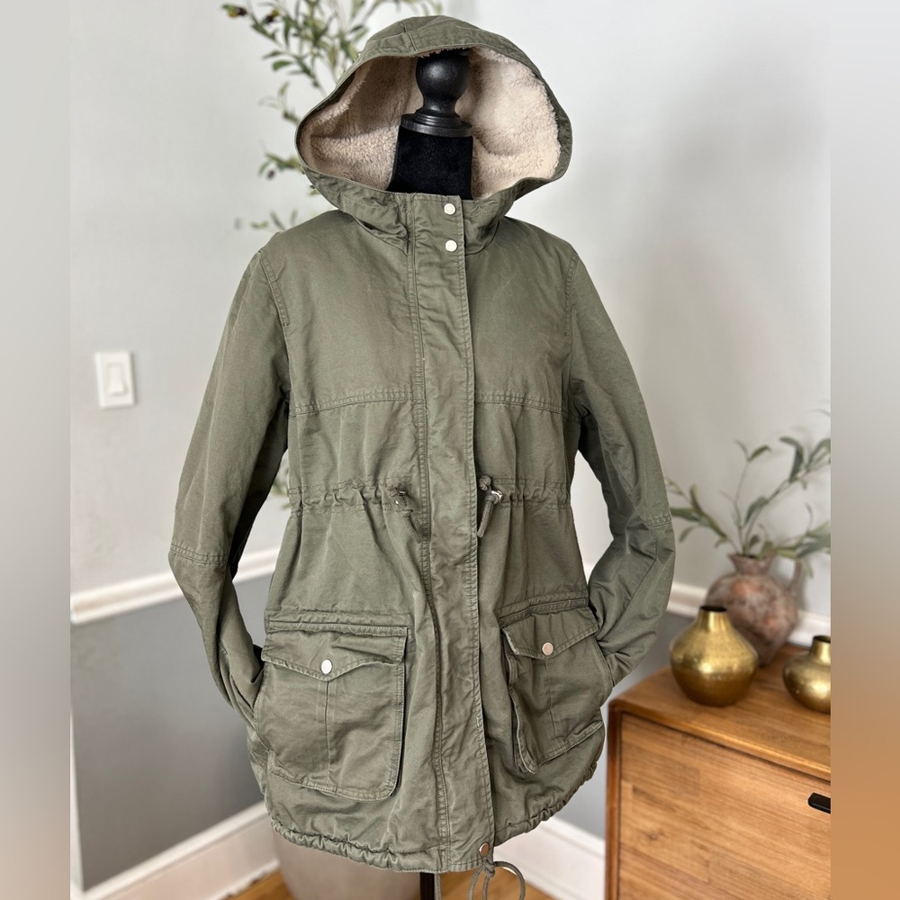 H&M Mama Sherpa-Lined Parka - Picture 3 of 9
